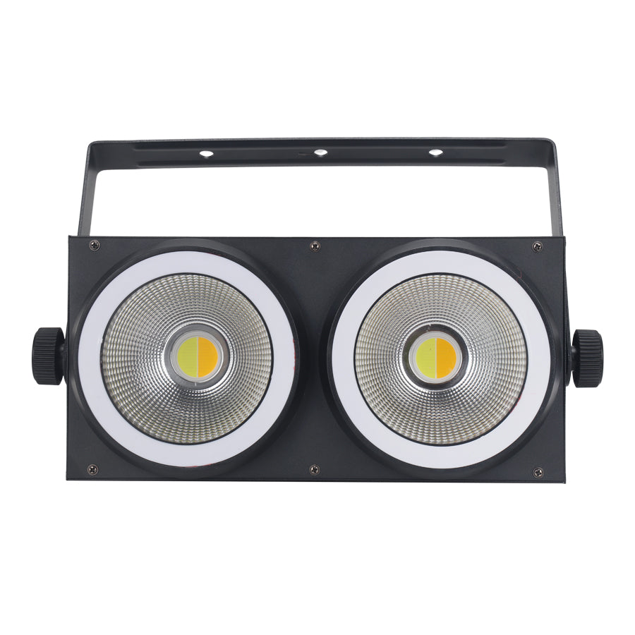 LED BLINDER 2X100W + PIXEL RGB EFFECT