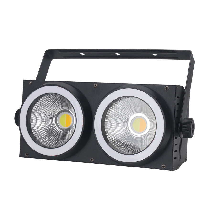 LED BLINDER 2X100W + PIXEL RGB EFFECT