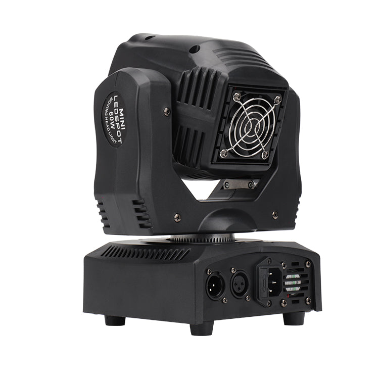 LED SPOT 60W MOVING HEAD WITH RING