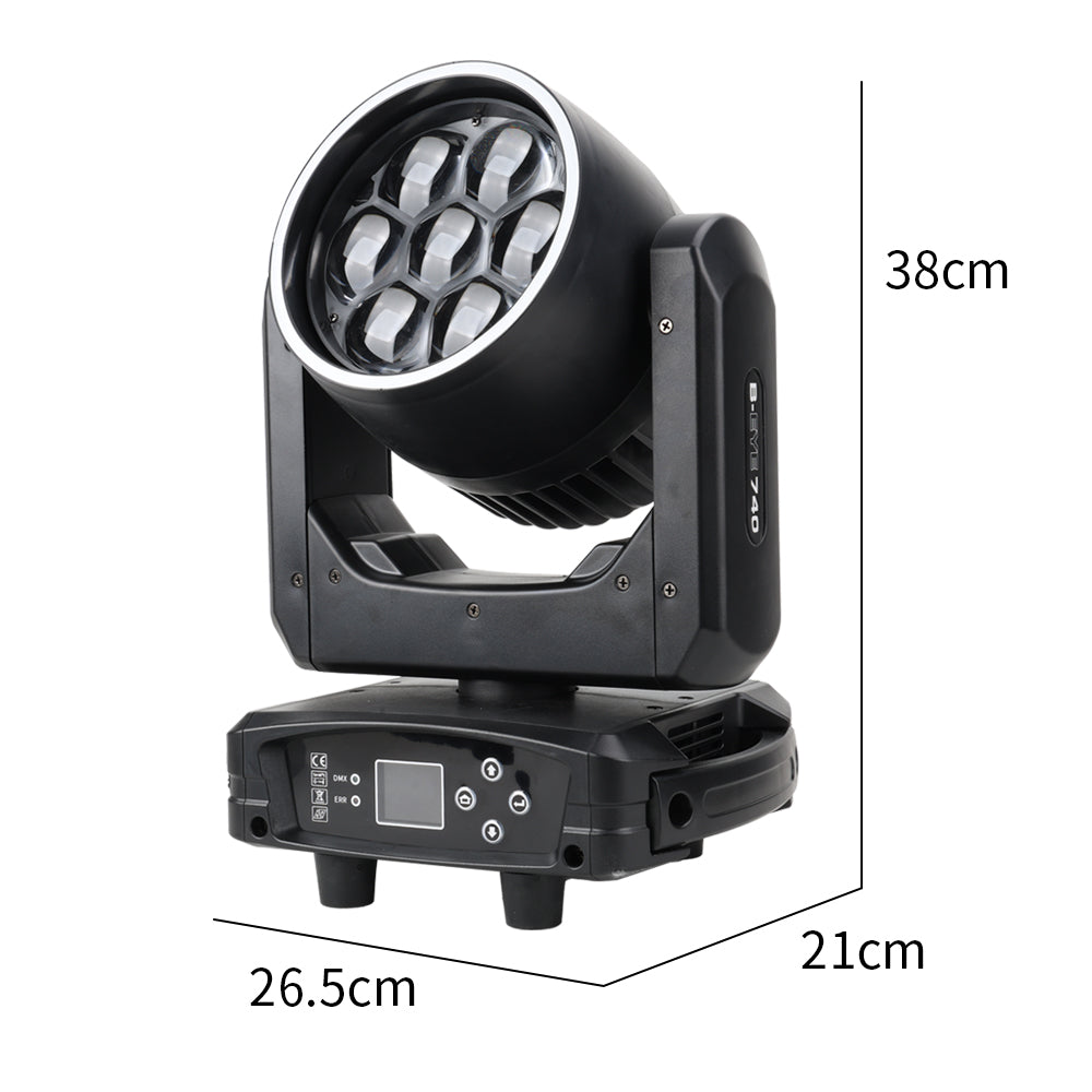 7x40W ZOOM B-EYE MOVING HEAD