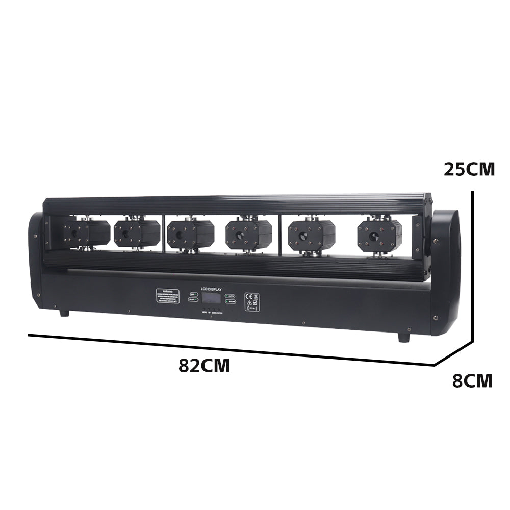 6*500MW Red Laser  Bar Light