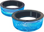 Indoor soft module cylindrical screen