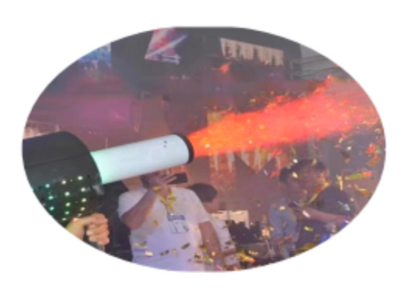 LED CO₂ Confetti Gun