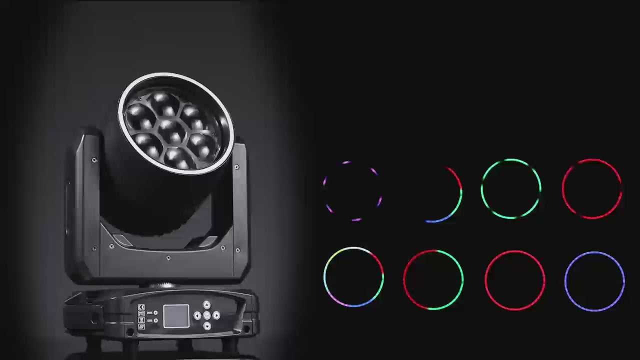7x40W ZOOM B-EYE MOVING HEAD